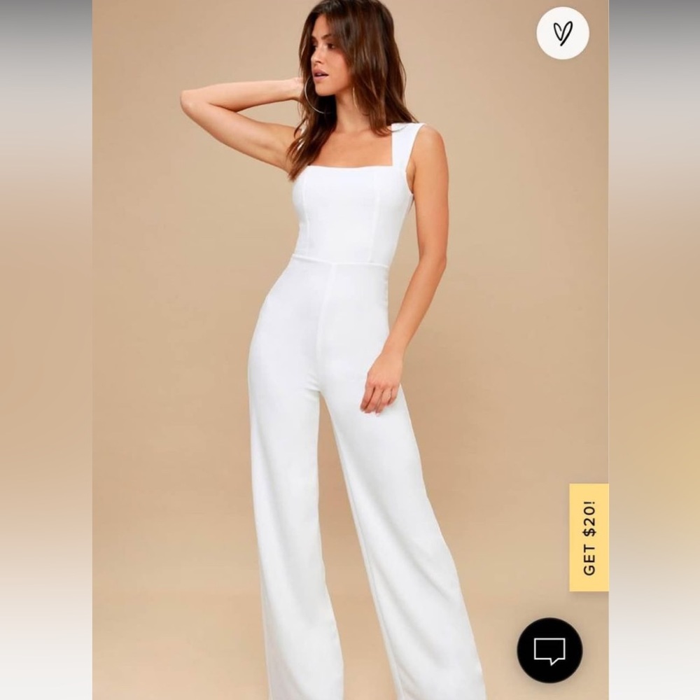 Lulus White Medium Jumpsuit